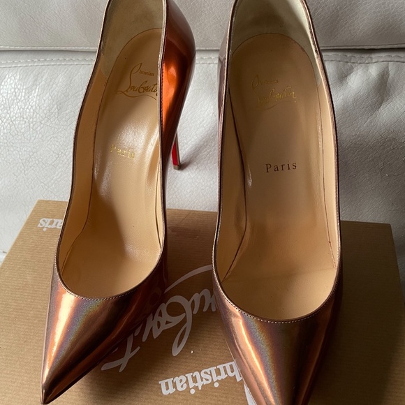 Chrome High Heel Louboutins - Picture 3 of 4
